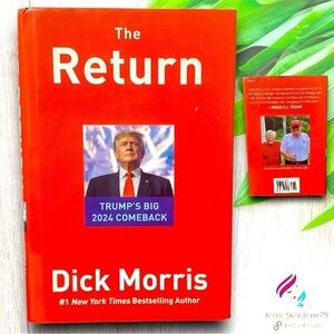 THE RETURN by Dick Morris - Hardcover book politics - 252 pages  NY Bestseller